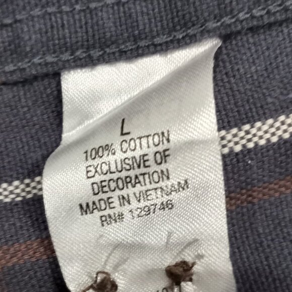 RIDGECUT TOUGHWEAR MEN'S LONG SLEEVE HEAVY FLANNEL SHIRT WITH ELBOW PATCH SIZE L - Picture 3 of 10